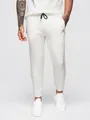 OMBRE Sweathose Jogginghose mit Bündchen und gummiertem Print