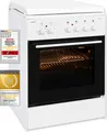 Exquisit Elektro-Standherd EH 10.6-4 | Energieeffizienzklasse A | 64,5 l Garraum | Elektro-Standherd 60 cm