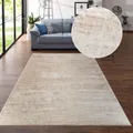 Teppich OTTO HOME "Ariano, dezenter Glanz mit Hoch-Tief-Struktur" Gr. 4, beige, B:160cm H:12mm L:230cm