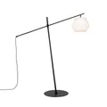 Qazqa Bogenlampe Robbert, ohne Leuchtmittel, Warmweiß, QAZQA Bogen­lampe, e27, Weiß, Stahl, Design
