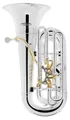 Classic Cantabile KT-30SR MardiBrass Kunststoff Bb-Tuba Silber