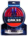 Crunch CRK35 35mm² Verstärker-Anschluss-Set Kabelset 5m mit Cinchkabel Audio-Kabel