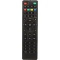 RED OPTICUM Fernbedienung für S-BOX Sat Receiver – original Ersatzfernbedienung mit 2in1 Funktion für Satelliten Receiver, Remote Control - Schwarz
