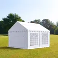 TOOLPORT PRO 4x5m Partyzelt, PVC-Plane, weiß - (8645)