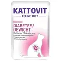 Kattovit Diabetes/Fettlachs 85g Beutel
