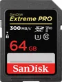 SanDisk Extreme PRO® SDXC™-UHS-II-Speicherkarte, V90 - 64 GB, 300 MB/s, 260 MB/s