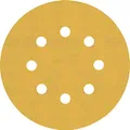 Bosch 5x EXPERT C470 Schleifblatt mit 8 Löchern (für Farbe auf Holz, Hartholz, Ø 125 mm, Körnung 320, Professional Zubehör Exzenterschleifer, Schwingschleifer)