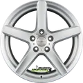 4x Dezent TY silver 7x16 ET48 - LK5/108 ML70.1 Felge Alu