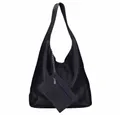 ITALYSHOP24 Shopper Made in Italy XL Damen echtes Leder Tasche Schultertasche Hobo Bag, Umhängetasche Workbag Businesstasche Ledertasche Beuteltasche Freizeit