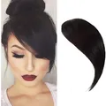 Elegantes Pony Clip-In für zeitsparendes Styling – Natürliche schwarze Fransen