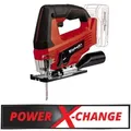 Einhell Akku-Stichsäge Einhell Akku Stichsäge TC-JS 18 Li solo mit Pendelhub, Produkt, 1-St., Hohe Laufruhe rot|schwarz