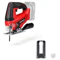 Einhell Akku-Stichsäge TC-JS 18 Li Power X-Change (Li-Ion, 18V, 20 mm Hubhöhe, max. 45° Schrägschnitte, Pendelhubfunktion, werkzeuglose Sägeblattaufnahme, inkl. Sägeblatt, ohne Akku und Ladegerät)