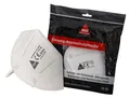 Hase Safety Gloves Mund-Nasen-Maske 957000 FFP2 Maske Mundschutz Atemschutzmaske Schutzmaske weiß, Packung, 1-St., VPE= 10-500 Stück, Justierbarer Nasenbügel