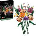 LEGO Botanicals Blumenstrauß - Künstliche Blumen Set für Erwachsene - Zimmerdeko