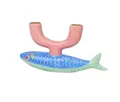 Talking Tables Tischkerzenhalter Fish (Keramik, 1 St., Stabkerzenhalter Fisch), Doppelkerzenständer ca. 22,5x5x12 cm