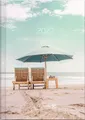 BRUNNEN 1073115027 Taschenkalender Mod. 731 2027 \"Sunbeds\" A6, Papier