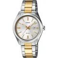 Damen Uhr Casio LTP-1302PSG-7A - Silber/Gold