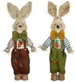 Bambelaa! Osterhase Bambelaa! Osterhasen Deko Stroh Pärchen Dekoration ca. 100 cm 1 Paar