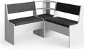 Eckbankgruppe Vicco Roman Weiß 120 x 120 cm Ohne Tisch, Model 34307