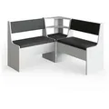 Vicco - Eckbankgruppe Roman, Weiß, 120 X 41.5 Cm Ohne Tisch