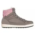 Lowa Winterschuhe Casara Mid GTX (Veloursleder, wasserdicht) steingrau/rose Winterstiefel grau 39,5 EU