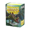 Dragon Shield | Standard Size Card Matte Sleeves | 100 CT - Smooth & Tough Premium TCG Sleeves | Compatible with Pokemon, Flesh & Blood, One Piece & Magic the Gathering | Green - Matte