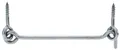 Alberts® Sturmhaken mit Öse Edelstahl zum Einschrauben Länge 120 mm Haken ⌀4,2 m