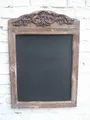 Wandtafel,Kreidetafel Schreibtafel Holzrahmen Landhaus Shabby-Style inkl. Versk.