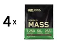 4 x Optimum Nutrition Serious Mass (12lbs) Chocolate (17,42 EUR/kg)