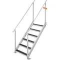 VEVOR 6-stufige Badeleiter mit zwei Handläufen Bootsleiter 800x1850x2092mm Poolleiter aus Aluminiumlegierung Treppenleiter 250kg Tragfähigkeit 10...