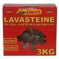 Favorit - 3050 Lavasteine Für Gas-/elektrogrill 3 Kg Nachfüllpack Lavasteingrill