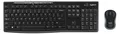 Logitech MK270, Volle Größe (100%), Kabellos, RF Wireless, QWERTY, Schwarz, Maus enthalten