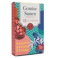 Gemüsesamen - 12 samenfeste bunte Garten-Gemüsesorten für den Garten, das Hochbeet und den Balkon - simpel & ertragreich - Einsteiger-Saatgutset als kleines Geschenk oder für den Eigenbedarf