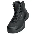 Sicherheitsschuhe Uvex 1 x-craft pro S1PL, Unisex-Stiefel, EN ISO 20345:2022 + A1:2024, antistatisch, rutschfest, schwarz, Weite 11, Größe 49 666305