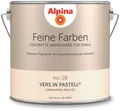 Wandfarbe in pudrigem Apricot ALPINA Feine Farben Vers in Pastell 2,5L