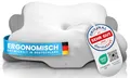 Gentle North Ergonomisches Nackenstützkissen aus hochwertigem Memory Schaum - Nackenkissen - Kopfkissen für Seiten-, Rücken- & Bauchschläfer - waschbarer Bezug bei 40°C