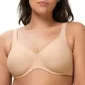 Triumph BH Modern Soft Cotton Underwire Bra Beige B 95 Damen
