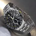 Citizen Radio Controlled Super Titanium Funkuhr Herrenuhr CB5947-80E Anthrazit