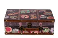 BIRENDY Dekoobjekt Truhe Kiste KD1291 Geschenkbox Holztruhe Vintage Look Schatzkiste .