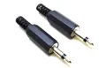 2 x 3-polig 3,5 mm mono Klinkenstecker zum Löten Hobby-Aux-Stecker maltronic