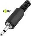3x Lötversion goobay ® Klinke Klinken Stecker 3,5 mm 2 polig mono Lötausführung