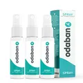 odaban® Antitranspirant Deo Spray 3 x 30 ml gegen starkes Schwitzen | Anti-Schweiß-Deo für Hände, Achseln und Kopf | Antitranspirant für Männer & Frauen mit Langzeitschutz | duftneutral