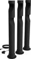 Philips Sockel-/Wegleuchten Desi EU,, Schwarz, Kunststoff, IP44, II, Modern, Garten, Terrasse