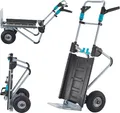 Wolfcraft Transportsystem TS 2500 I 5535000 I 2-in-1: Sackkarre & Schubwagen