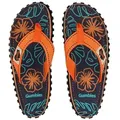 Gumbies Original in Orange Hibiscus T-Strap-Zehentrenner Hergestellt aus recycelten Materialien 41