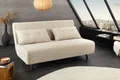 riess-ambiente Relaxsessel SMART MULTIFUNCTION 140cm beige - Cord, Bettfunktion, FSC-zertifiziert (Einzelartikel, 1-St), Ausziehbarer Schlafsessel - ideal für Arbeits-, Wohn- und Gästezimmer