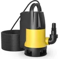 Schmutzwasserpumpe 8000 l/h 400 W, max. Förderhöhe 5 m, Fremdkörper bis Ø 35 mm