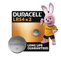 DURACELL LR54 Knopfzellen (2 Stück) LR 54 Batterien 1,5 V (189 / LR1130 / V10GA)