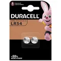 kQ Duracell Knopfzelle Alkaline LR54 V10GA 1.5V Batterien 2er Blister