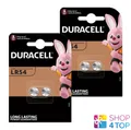 4 Duracell Alkaline Lr54 Batterien 1.5V V10Ga Lr1130 Ag10 Exp 2028 NEU